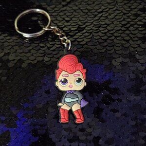RARE L.O.L Surprise! Stardust Queen Keychain